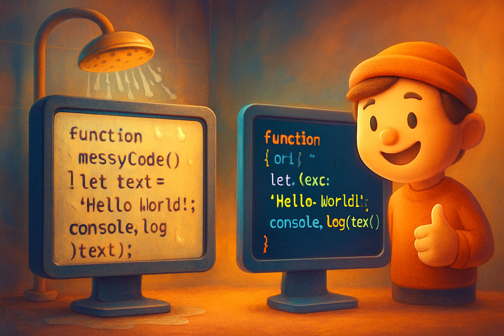 How to Clean Code Snippets for Blog Posts