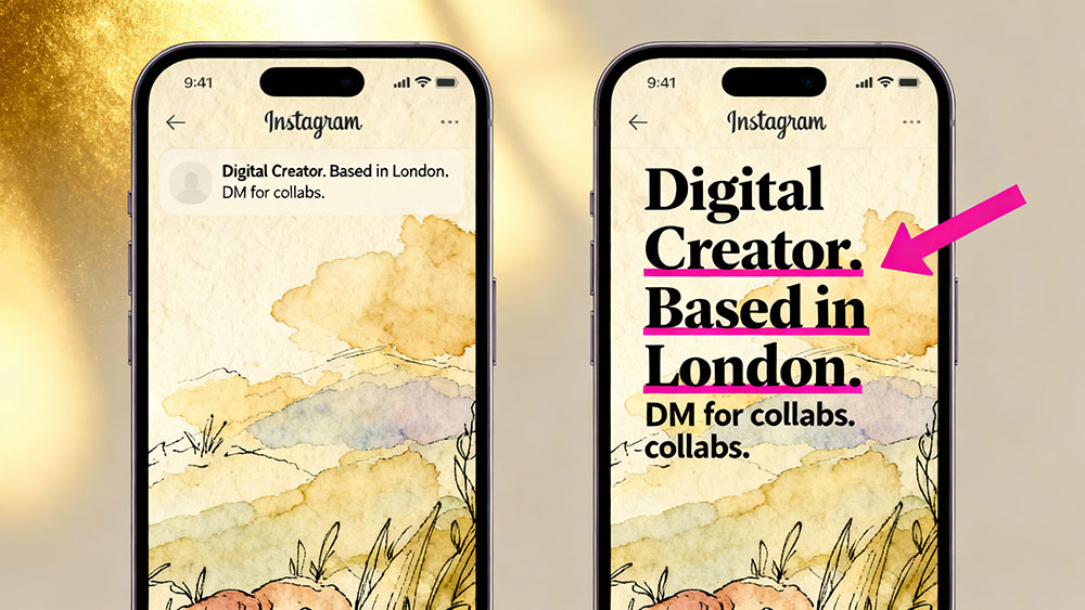 How to Make Your Instagram Bio Stand Out with Bold Text