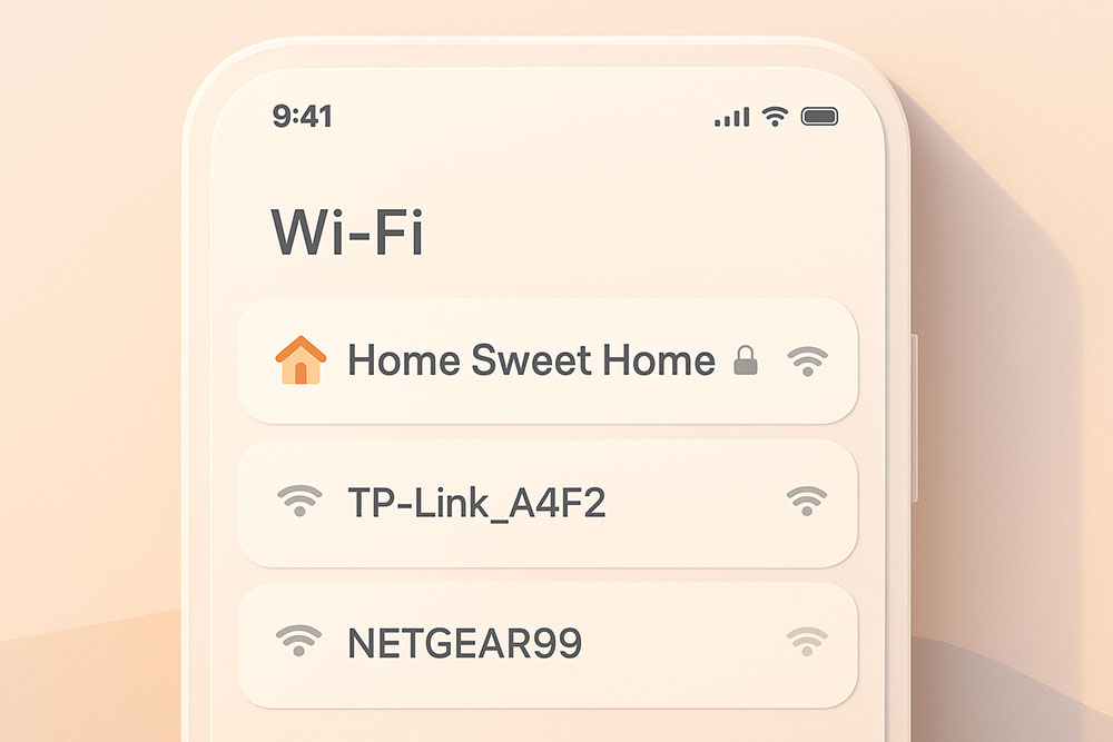 Creating Stylish WiFi Network Names (SSIDs) with Unicode