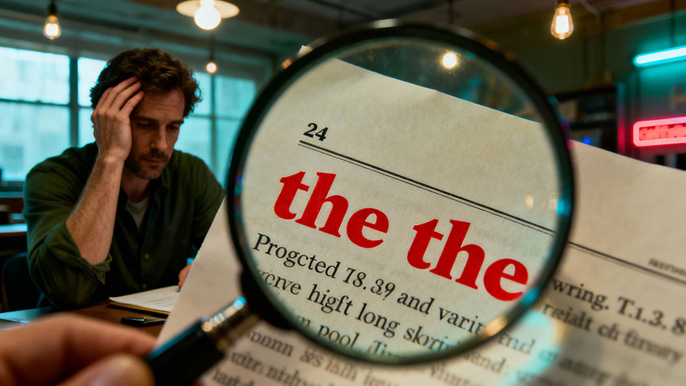 Automating Your Editing Process: Finding Repeated Words